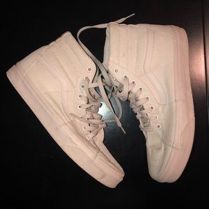 Blush Pink High Top Vans